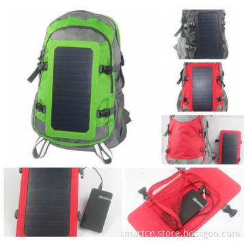 New Solar Bag Solar Backpack with 6.5W Solar Panel
